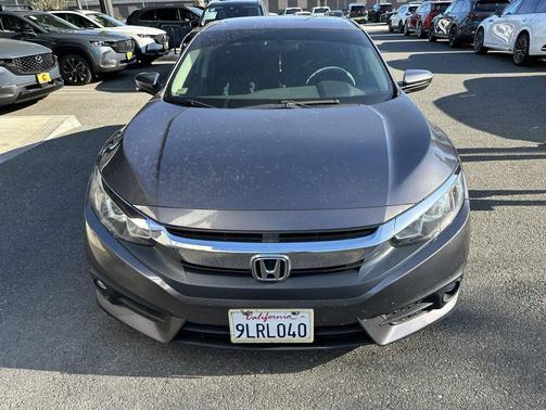 Modern Steel Metallic 2017 Honda Civic EX-T