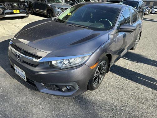 Modern Steel Metallic 2017 Honda Civic EX-T