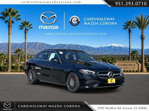 Black 2025 Mercedes-Benz C-Class C 300