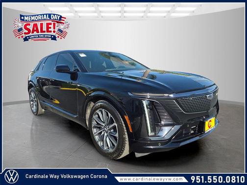 Stellar Black Metallic 2024 Cadillac LYRIQ Sport