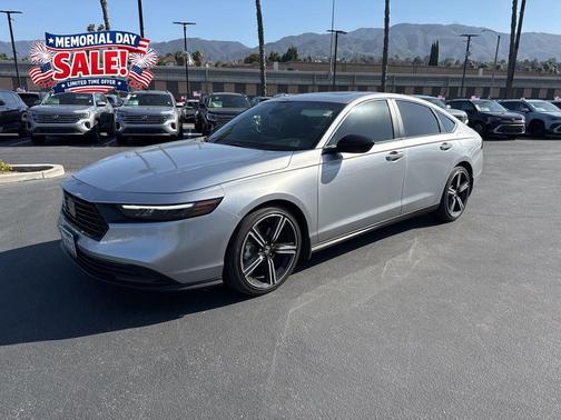 Solar Silver Metallic 2024 Honda Accord Hybrid Sport