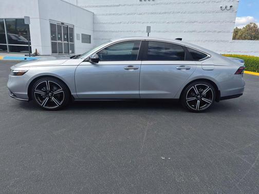 Solar Silver Metallic 2024 Honda Accord Hybrid Sport