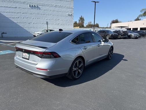 Solar Silver Metallic 2024 Honda Accord Hybrid Sport