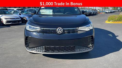 deep black pearl 2025 Volkswagen ID.4 AWD Pro S