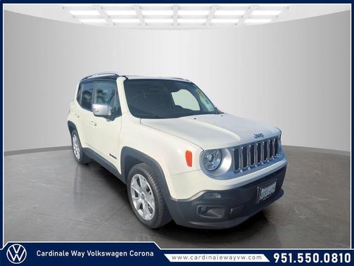Alpine White 2017 Jeep Renegade Limited