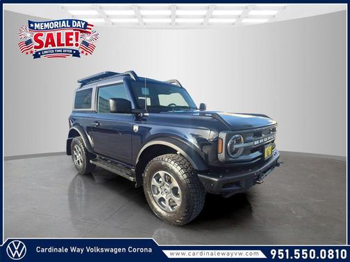 Antimatter Blue Metallic 2021 Ford Bronco Big Bend