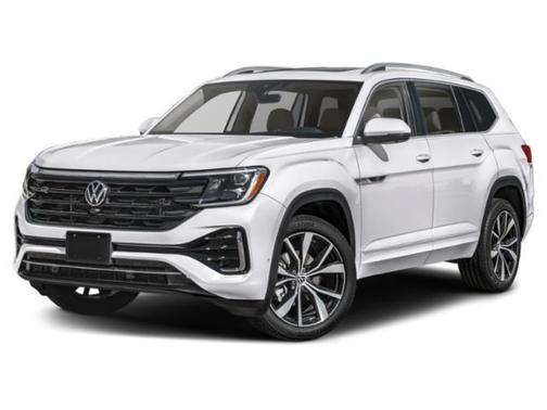 Opal White 2025 Volkswagen Atlas 2.0T SEL Premium R-Line 4MOTION