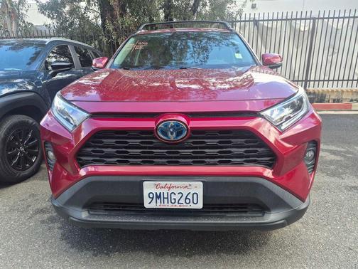 Ruby Flare Pearl 2021 Toyota RAV4 Hybrid XLE