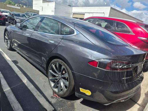 Titanium Metallic 2016 Tesla Model S 90D
