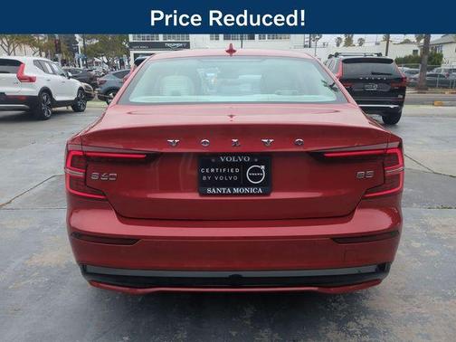 Fusion Red Metallic 2024 Volvo S60 B5 Plus Dark Theme