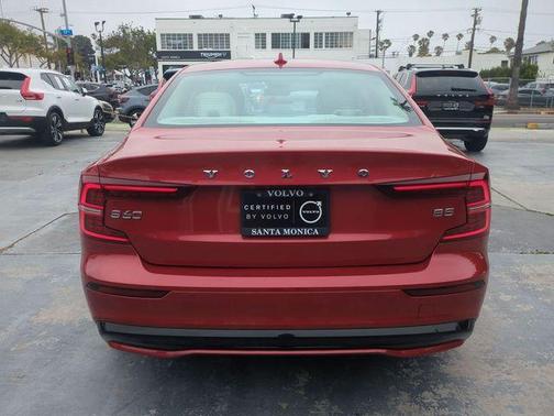 Fusion Red Metallic 2024 Volvo S60 B5 Plus Dark Theme