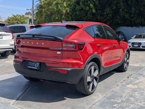 Fusion Red Metallic 2023 Volvo C40 Recharge Pure Electric Twin Ultimate