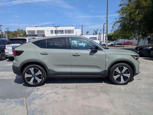 Sage Green Metallic 2023 Volvo C40 Recharge Pure Electric Twin Plus