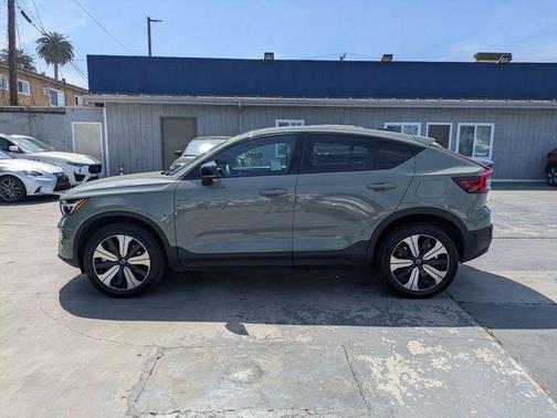 Sage Green Metallic 2023 Volvo C40 Recharge Pure Electric Twin Plus