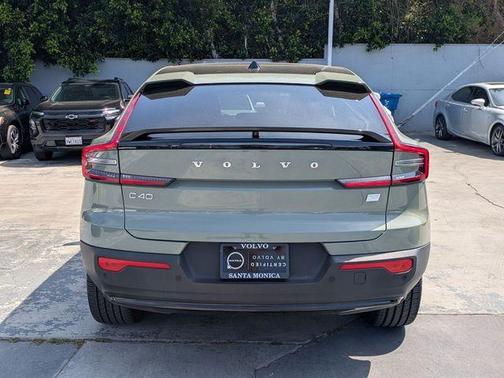 Sage Green Metallic 2023 Volvo C40 Recharge Pure Electric Twin Plus