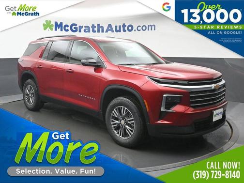 Radiant Red 2026 Chevrolet Traverse LT