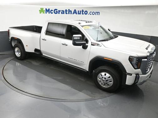White Frost Tri-Coat 2024 GMC Sierra 3500 Denali