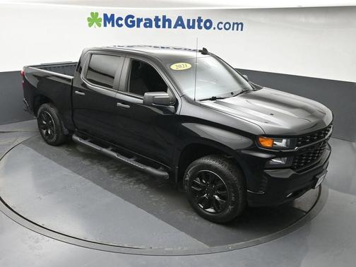 Black 2021 Chevrolet Silverado 1500 Custom