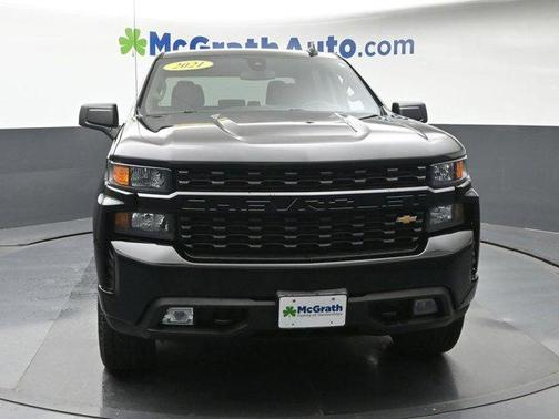 Black 2021 Chevrolet Silverado 1500 Custom