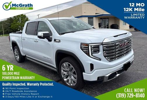 Glacier White 2026 GMC Sierra 1500 Denali