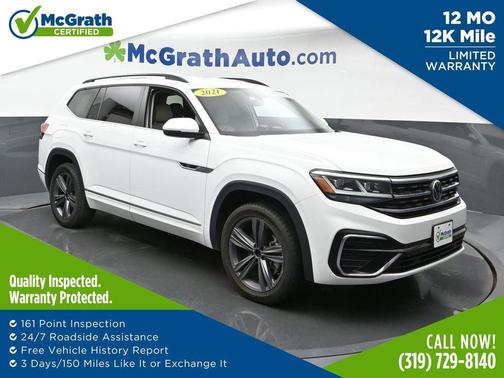 2021 Volkswagen Atlas 3.6 V6 SE w/ Technology R-Line