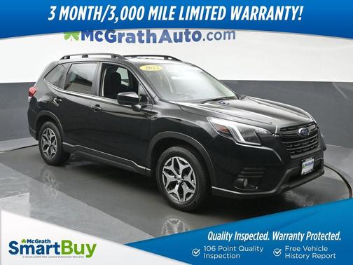 Crystal Black Silica 2023 Subaru Forester Premium