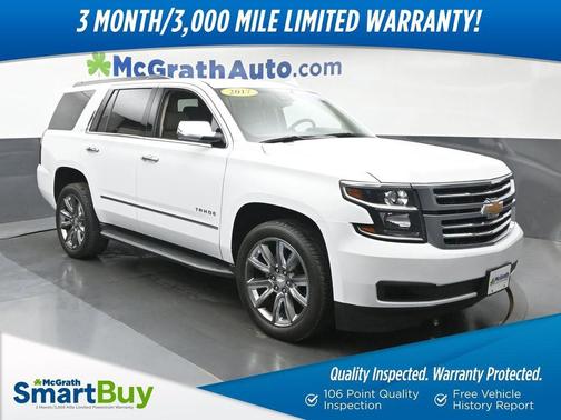 Summit White 2017 Chevrolet Tahoe LT