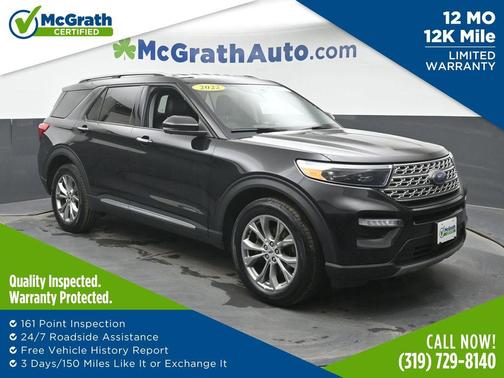 Black Metallic 2022 Ford Explorer Limited