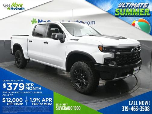 Summit White 2026 Chevrolet Silverado 1500 ZR2