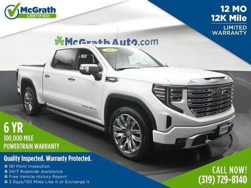White Frost Tri-Coat 2024 GMC Sierra 1500 Denali