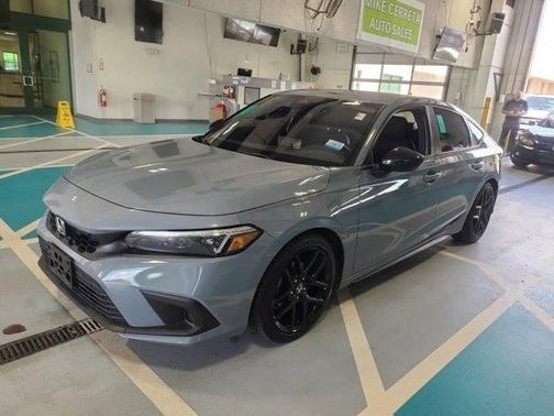 Blue 2022 Honda Civic Sport