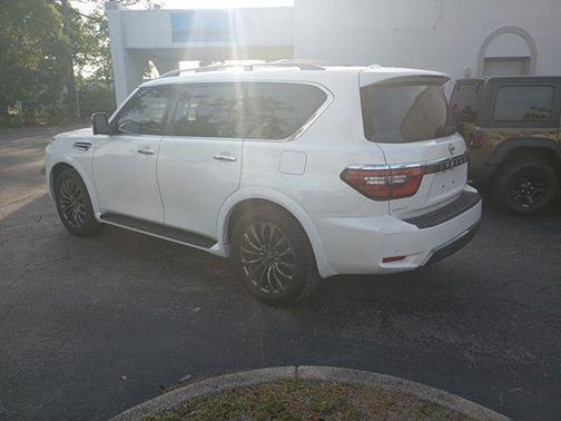 Aspen White Tricoat 2023 Nissan Armada Platinum 4WD