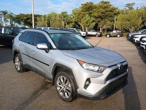 Silver Sky Metallic 2021 Toyota RAV4 XLE Premium