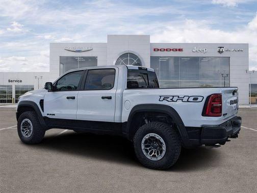 Bright White Clearcoat 2026 RAM 1500 RHO Crew Cab 4x4 5'7' Box