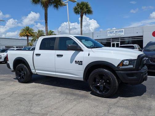 Bright White Clearcoat 2024 RAM 1500 Classic Warlock Crew Cab 4x4 5'7' Box