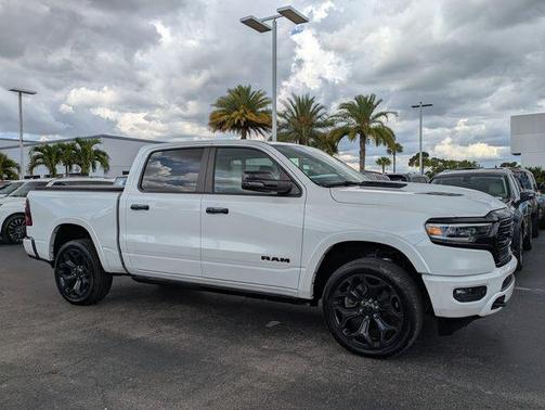 Ivory White Tri-Coat Pearlcoat 2024 RAM 1500 Limited