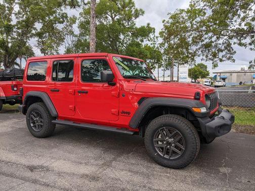 Firecracker Red Clearcoat 2024 Jeep Wrangler Sport S
