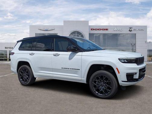 Bright White Clearcoat 2025 Jeep Grand Cherokee L Summit Reserve