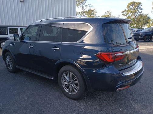 Hermosa Blue 2021 INFINITI QX80 Luxe