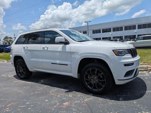 Bright White Clearcoat 2020 Jeep Grand Cherokee High Altitude