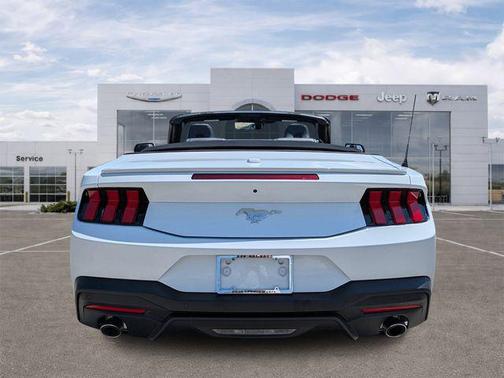 Oxford White 2025 Ford Mustang EcoBoost Premium