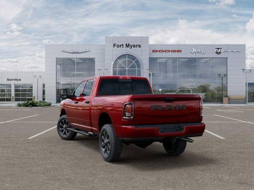 Molten Red Pearlcoat 2026 RAM 2500 Black Express Crew Cab 4x4 6'4' Box