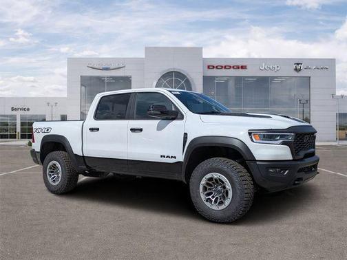 Bright White Clearcoat 2026 RAM 1500 RHO Crew Cab 4x4 5'7' Box