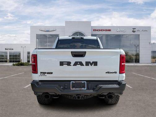 Bright White Clearcoat 2026 RAM 1500 RHO Crew Cab 4x4 5'7' Box