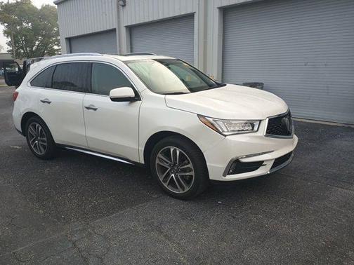 White Diamond Pearl 2018 Acura MDX 3.5L w/Advance Package