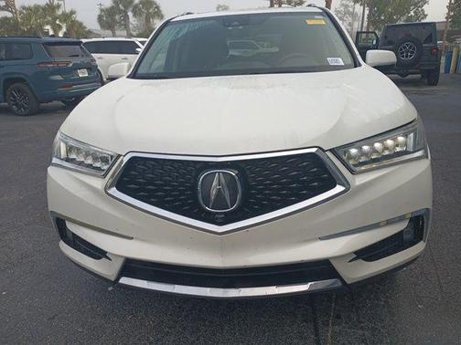 White Diamond Pearl 2018 Acura MDX 3.5L w/Advance Package