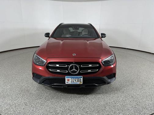 designo Cardinal Red Metallic 2021 Mercedes-Benz E-Class E 450 4MATIC All-Terrain