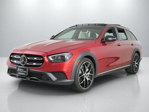 designo Cardinal Red Metallic 2021 Mercedes-Benz E-Class E 450 4MATIC All-Terrain