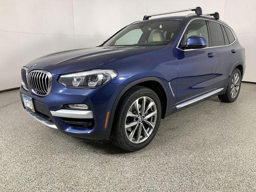 Blue Metallic 2019 BMW X3 xDrive30i