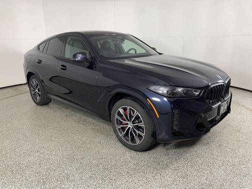 Carbon Black Metallic 2025 BMW X6 xDrive40i